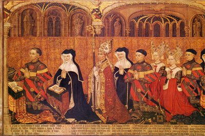 Jean I Jouvenel des Ursins with his wife, Michelle de Vitry and their family (detail) by French School